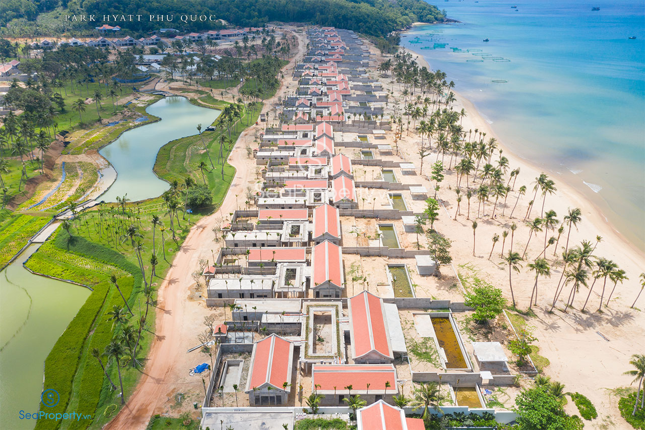 tien do xay dung Park Hyatt Phú Quốc Residences